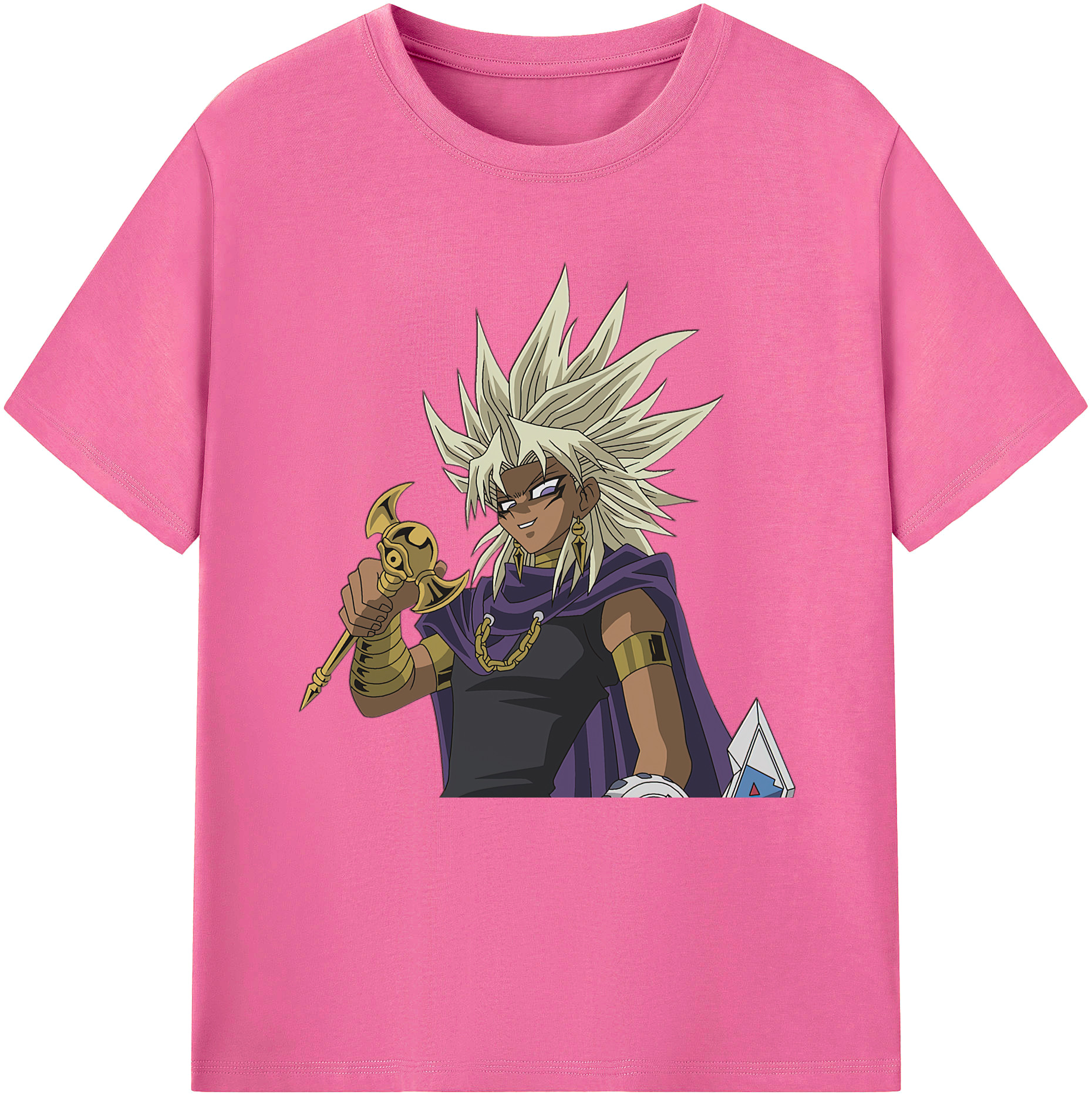 （画像用） 遊☆戯☆王 Yu-Gi-Oh! レディースカジュアルプリントTシャツ（綿100％）